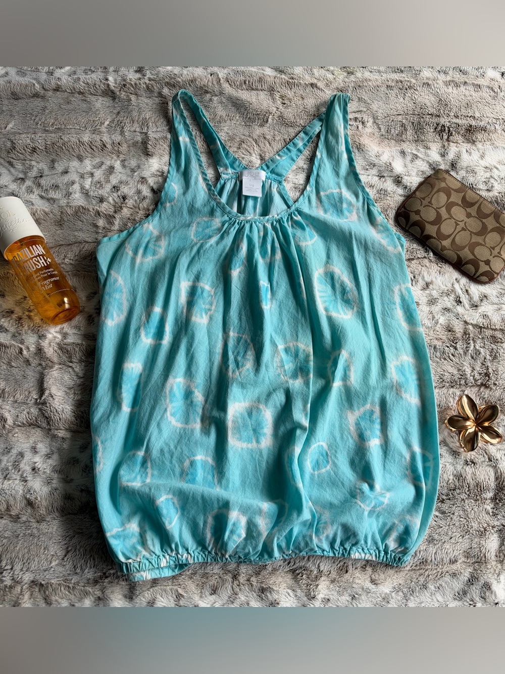 Vintage Y2K Jones New York Abstract Print Tank Top